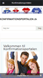 Mobile Screenshot of konfirmationsportalen.dk